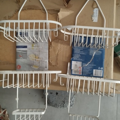 Bathroom shelves set of 2, new