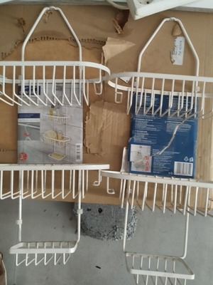 Bathroom shelves set of 2, new