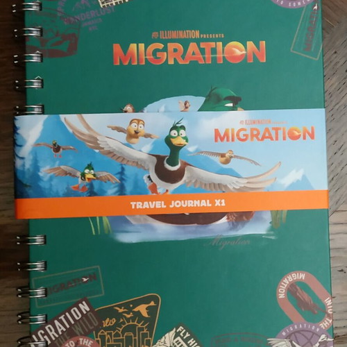 Migration set of 8 items from Universal Studios 2023 movie, new