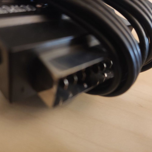 Various cables and adapters used