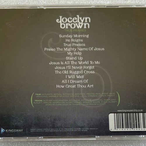 Jocelyn Brown True Praises CD used, R&B / Soul