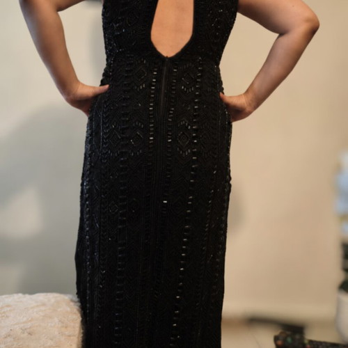 Asos Design black evening dress size 46 like new