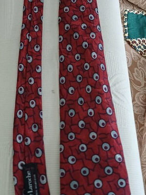 Guy Laroche vintage silk tie red 145cm like new