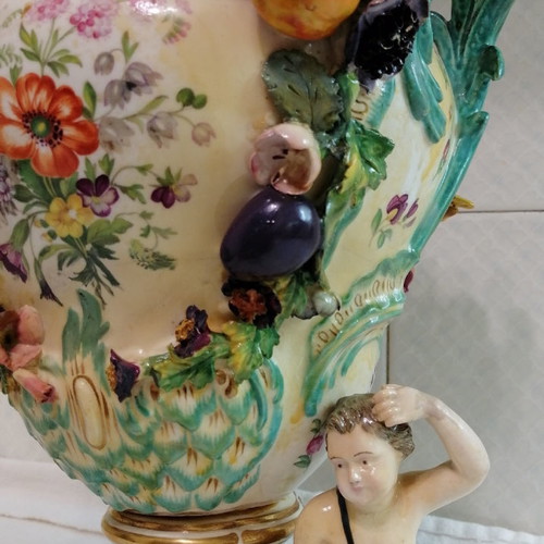 Vintage porcelain used, Victorian era, height 43 cm