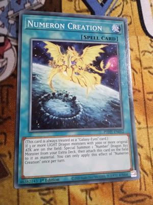 Numeron Creation Normal Spell κάρτα μεταχειρισμένη για Galaxy Deck
