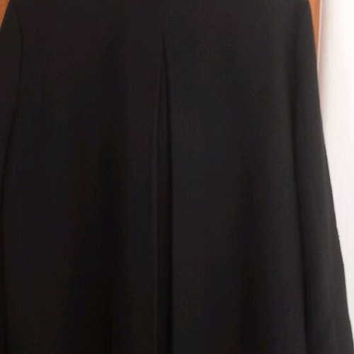 Short coat large black like new, seasonal cotton