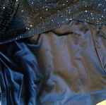 Compania Fantastica long formal dress with sequins new, blue