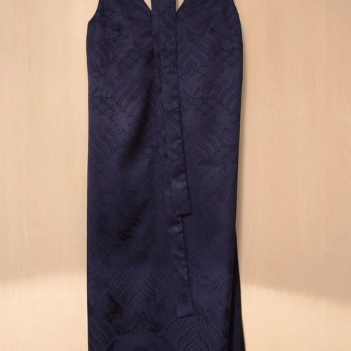 Karavan Amalia Dress blue new, satin jacquard