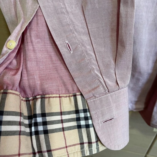 Burberry ροζ πουκάμισο μέγεθος 44 και μαύρο πουκάμισο μέγεθος L σαν καινούργια