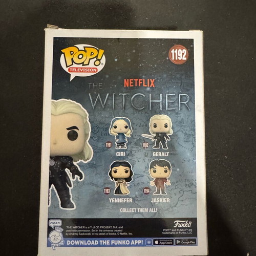 Funko Pop Witcher Geralt vinyl figure used