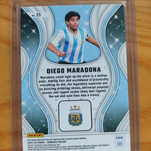 Panini Donruss Diego Maradona Magicians card