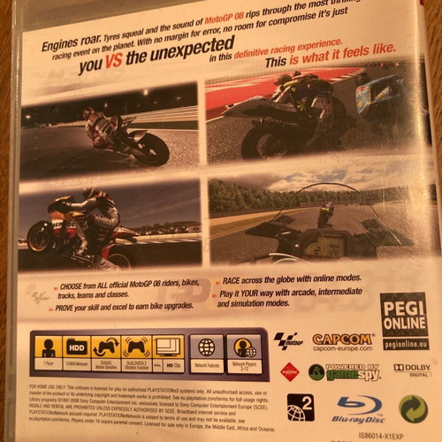 MotoGP 08 for PS3 used in very good condition