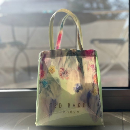 Ted Baker tote bag used, colorful small handheld
