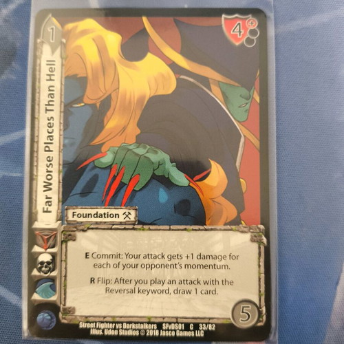 Far Worse Places Than Hell UFS CCG card new