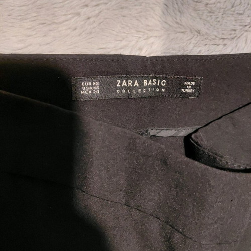 ZARA Black High-Waisted Pants Like New, Size XS