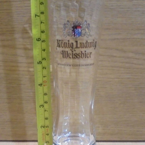 Konig Ludwig beer set of two promotional glasses 300ml like new
