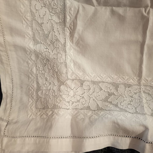 Large handmade tablecloth