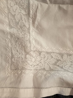 Large handmade tablecloth