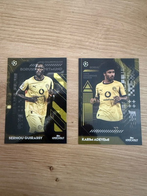 Topps Knockout Dortmund base cards like new