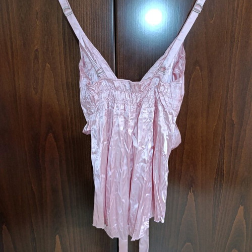 Paranoia satin blouse pink size S like new