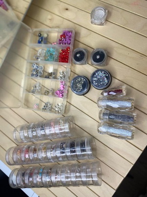 Nail art decorations new, all together