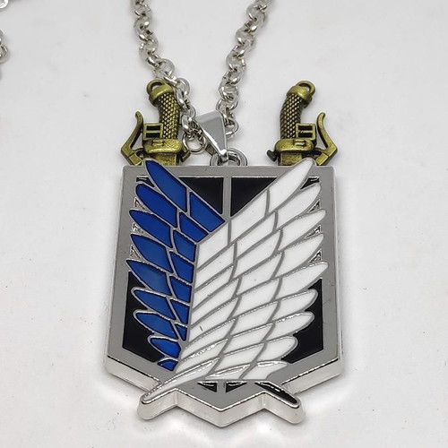 Attack on Titan Wings of Freedom Pendant with Chain like new