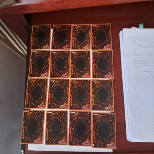 Yugioh cards used