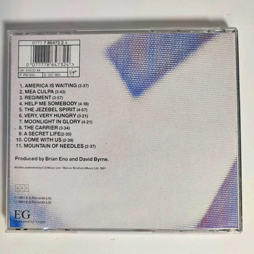 My Life In The Bush Of Ghosts CD like new, electronic