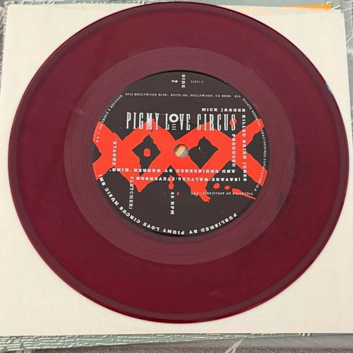 Pigmy Love Circus 7" red vinyl used, metal