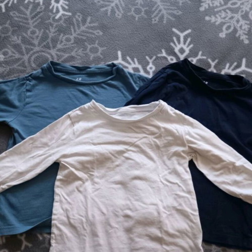 H&M boys' long sleeve cotton shirts 98/104 cm