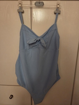 Shein maternity swimsuit medium turquoise like new