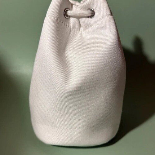 Dior toiletry bag pouch new, white with silver details