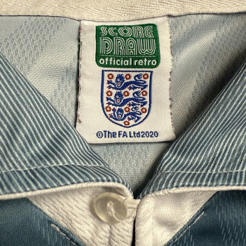 England Retro Score Draw Jersey new, official FA product