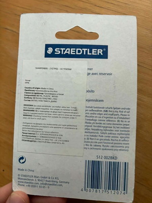 Staedtler Sharpener new