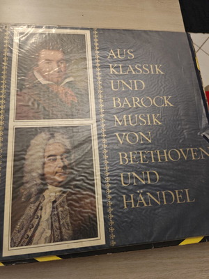Barock Music Beethoven and Handel vinyl LP album used, classical