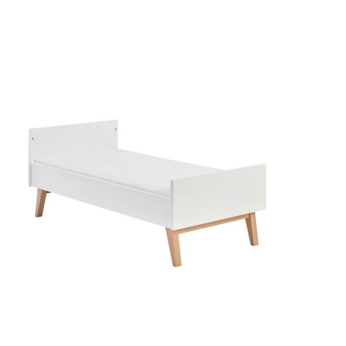 Swing baby cot and mattress like new, 70x140 cm, beech wood