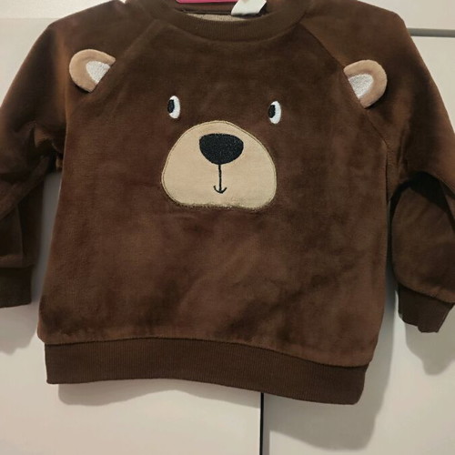 Bear sweatshirt like new, size 74