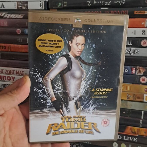 Tomb Raider The Cradle of Life DVD used, English and Bulgarian subtitles