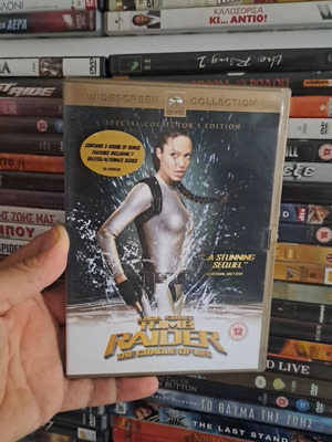 Tomb Raider The Cradle of Life DVD μεταχειρισμένο, αγγλικούς και βουλγαρικούς υπότιτλους