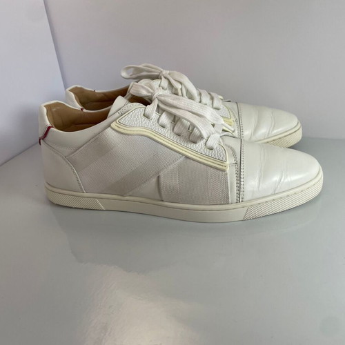 Christian Louboutin leather sneakers like new, size 38, white