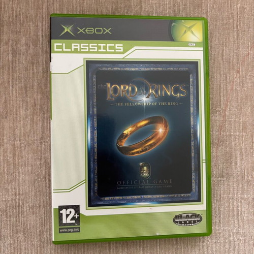 Lord of the Rings Fellowship of the Ring Xbox Original used English complete