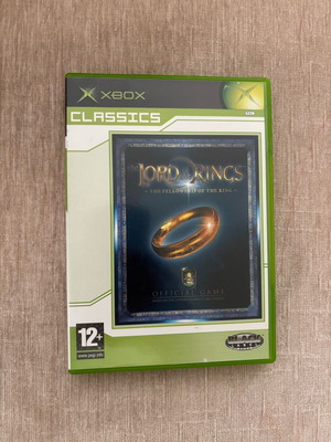 Lord of the Rings Fellowship of the Ring Xbox Original used English complete