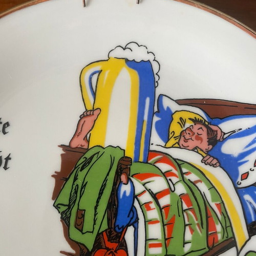 Vintage Seltmann Weiden Wall Plate from W. Germany used, porcelain