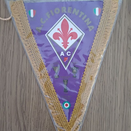 Set of 2 Italian flags Fiorentina and Venezia, like new