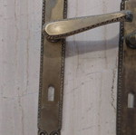 Bronze door and cabinet knobs used, set