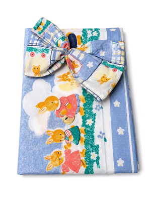 Handmade Bunny Garden nursery sheet and pillowcase set new