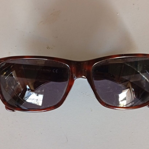 Sunglasses Gian Marco Venturi used, brown frame, blue lenses