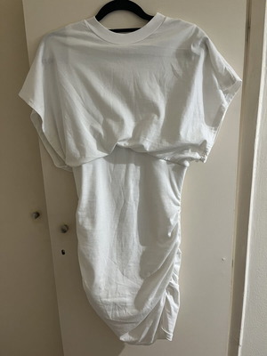 Missguided white modern dress, size M