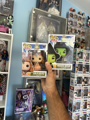 The Wizard of Oz 85th Anniversary Glinda and Wicked Witch Funko Pop new