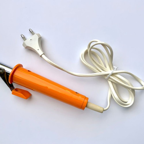 Hair Curling Iron Retro used, orange 1970s ABC